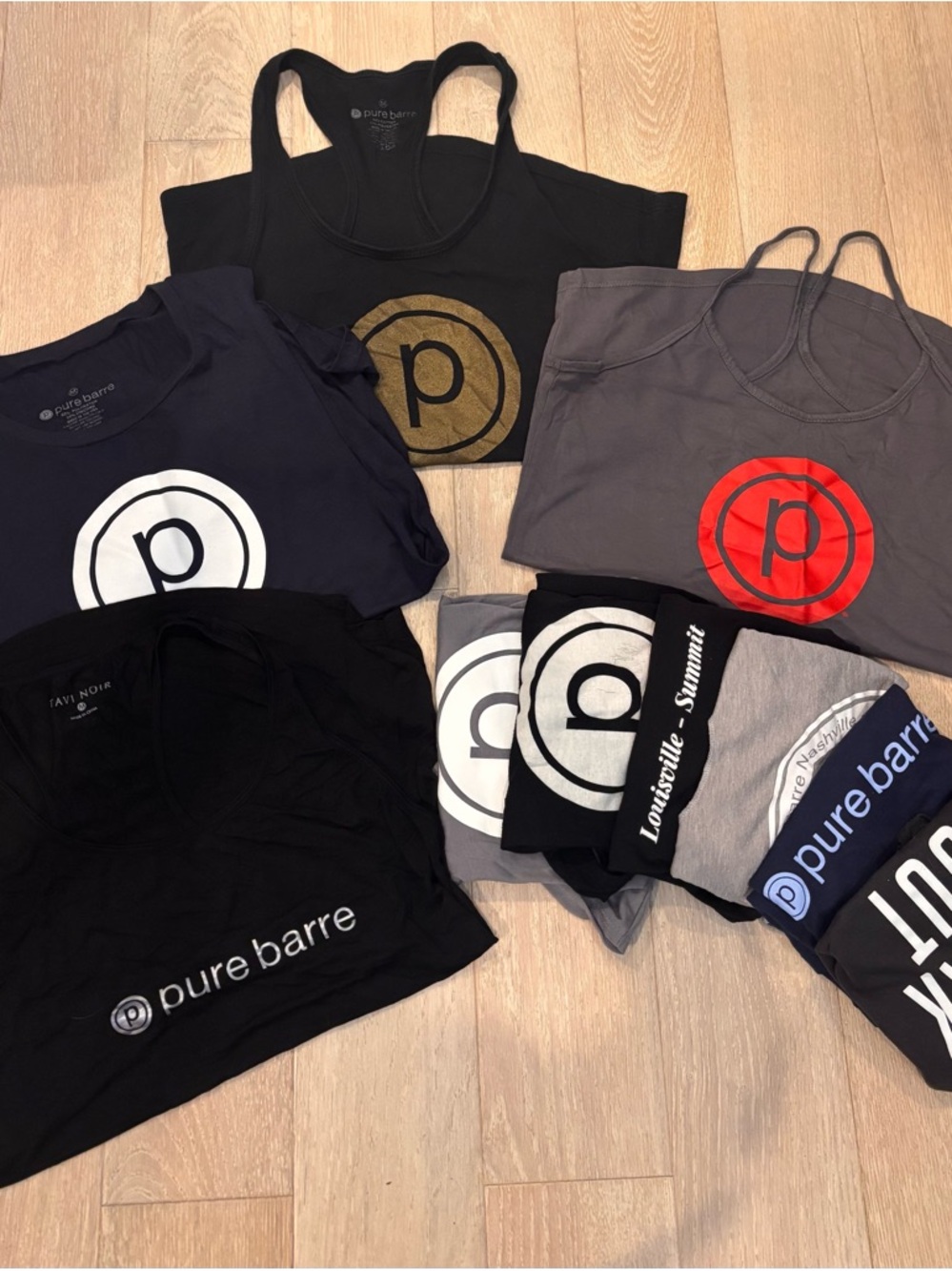 Pure Barre Tanks - Black, Gray, Navy, Charcoal